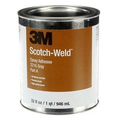 3M™ Scotch-Weld™ Epoxy Adhesive 2216, Gray, Part B/A, 1 Quart Kit,
6/case