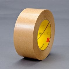 3M™ Adhesive Transfer Tape 465, Clear, 48 in x 60 yd, 2 mil, 1 roll per
case