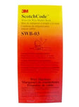 3M™ ScotchCode™ Write-On Wire Marker Book SWB-03, 1 in x 2.85 in, 5/Case