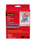 Scotch® Wall Mounting Tabs 7225 1/2 in x 3/4 in 480 Tabs/Box