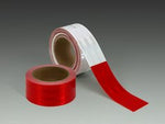 3M™ Diamond Grade™ Conspicuity Markings 983-326, Red/White, DOT, 2 in x
50 yd, Kiss-cut every 12 in, 6/Carton