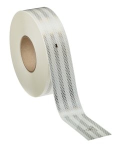 3M™ Diamond Grade™ Conspicuity Markings 983-10, White, DOT, 2 in x 12
in, 100/Pack, 6 Packs/Carton