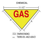 3M™ Diamond Grade™ Damage Control Sign 3MN038DG, "CHEM", 11-1/2 in x 8
in, 10/Package