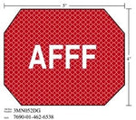 3M™ Diamond Grade™ Damage Control Sign 3MN052DG, "AFFF", 5 in x 4 in,
10/Package