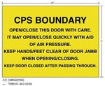 3M™ Diamond Grade™ Ventilation Sign 3MN407DG, "CPS…THROUGH", 10 in x 5
in, 10/Package