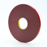 3M™ VHB™ Tape 4936F, Gray, 1/2 in x 72 yd, 25 mil, Film Liner, 18 rolls
per case