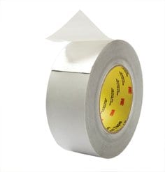 3M™ Aluminum Foil Tape 427 LT80, Silver, 2 in x 60 yd, 4.6 mil, 24 rolls
per case