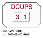 3M™ Diamond Grade™ Damage Control Sign 3MN035DG, "DCUPS", 8 in x 12 in,
10/Pkg