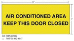 3M™ Diamond Grade™ Ventilation Sign 3MN403DG, "AIR…DOOR CLOS", 10 in x 3
in, 10/Package