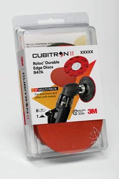3M™ Cubitron™ II Roloc™ Durable Edge Disc 947A, 87185, TR, Maroon, 3 in,
Die R300V, 5 ea/Case