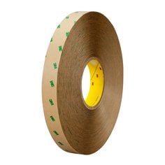 3M™ Adhesive Transfer Tape 9505, Clear, 1 in x 60 yd, 5 Mil, 36/Case