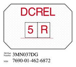 3M™ Diamond Grade™ Damage Control Sign 3MN037DG, "DCREL", 8 in x 12 in,
10/Package