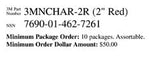 3M™ Diamond Grade™ Ship Board Numbers 3MNCHAR-2RR, 3972 Red, "R", 2 in,
10/Pkg