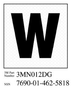 3M™ Diamond Grade™ Damage Control Sign 3MN012DG, "William", 2 in x 2 in,
10/Package