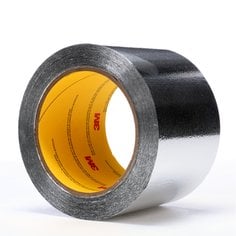 3M™ Aluminum Foil Tape 4380, Silver, 3 in x 55 yd, 3.25 Mil, 16/Case