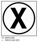 3M™ Diamond Grade™ Damage Control Sign 3MN013DG, "Cir X-Ray", 4 in x 4
in, 10/Package