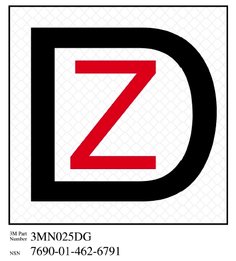 3M™ Diamond Grade™ Damage Control Sign 3MN025DG, "Dk Ship Zebra", 4 in x
4 in, 10/Package