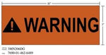 3M™ Diamond Grade™ Safety Sign 3MN206DG, "WARNING", 10 in x 3 in,
10/Package