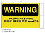 3M™ Diamond Grade™ Fire Fighting Sign 3MN304DG, "WARNING…VALVE", 6 in x
4 in, 10/Package