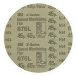 3M™ Diamond Microfinishing Film PSA Disc 675L, 74 Mic 6MIL, Teal, 8 in x
NH, Die 800L