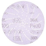 3M Xtract™ Film Disc 360L, 20825, P400 3MIL, 3 in, Die 300LG,
100/Carton, 500 ea/Case