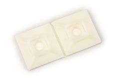 3M™ Cable Tie Mounting Base CTB1X1NTA-C, 4-way Adhesive Mount, 500/Case