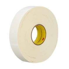 3M™ Repulpable Heavy Duty Double Coated Tape R3287, White, 48 mm x 165
m, 5 mil, 6 rolls per case, Plastic Pallet