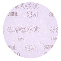 3M Xtract™ Film Disc 360L, P280 3MIL, 5 in, Die 500LG, 100/Carton, 500
ea/Case