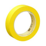 3M™ Vinyl Tape 471, Yellow, 1 in x 36 yd, 5.2 mil, 36 rolls per case,
Individually Wrapped Conveniently Packaged