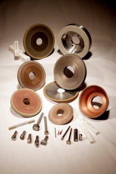 3M™ Resin Bond CBN Wheels and Tools, 3A1 3-.063-.25-.75 B120 163BL U.031