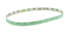 3M™ Diamond Microfinishing Film Belt 675L, 30 Mic 5MIL, Green, 1/2 in x
64 in