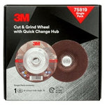 3M™ Cut & Grind Wheel, 75819, Type 27, 4.5 in x 1/8 in x 5/8 in-11, 10
ea/Case, Single Pack