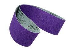 3M™ Cubitron™ II Cloth Belt 984FX Pro, 36+ YF-weight, 5 in x 132 in,
Film-lok, Single-flex, 25 ea/Case