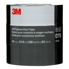 3M™ All Purpose Duct Tape DT8, Black, 48 mm x 54.8 m, 8 mil, (3
Roll/Pack) 24 Roll/Case